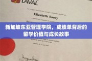 解码新加坡东亚管理学院，留学之旅中的卓越成绩与青春足迹