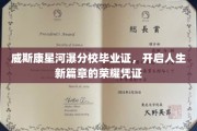 威斯康星河瀑分校荣耀启航，毕业证书见证青春成就