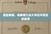 鹿岛传奇，探秘鹿儿岛大学证书背后的光辉历程