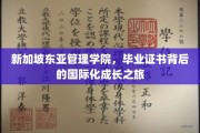 解码新加坡东亚管理学院，学生证书中的全球视野成长历程